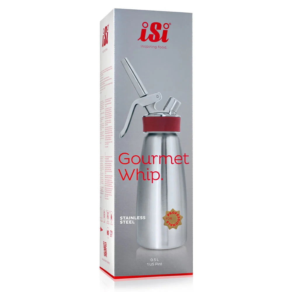 Whipped Cream Dispenser 500ml - Stainless Steel, Silver