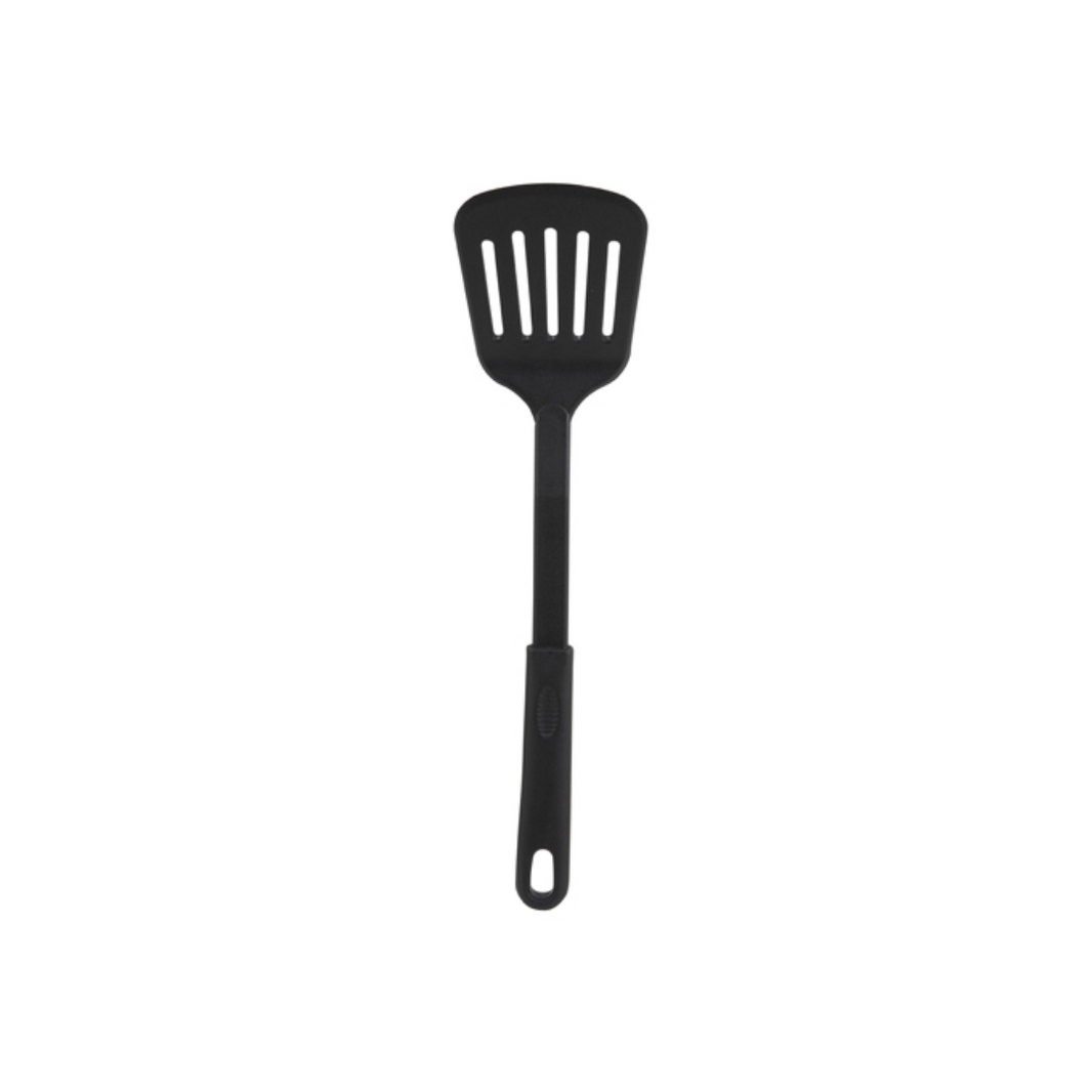 Black Colour Nylon Heat Resistant Spatula, Fork And Spoon - Winco