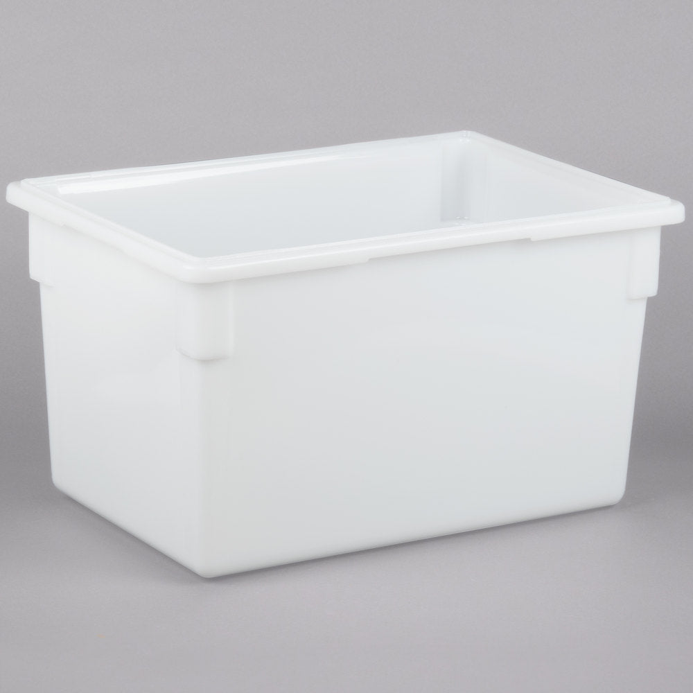 Cambro 26" x 18" x 15" White Poly Food Storage Box