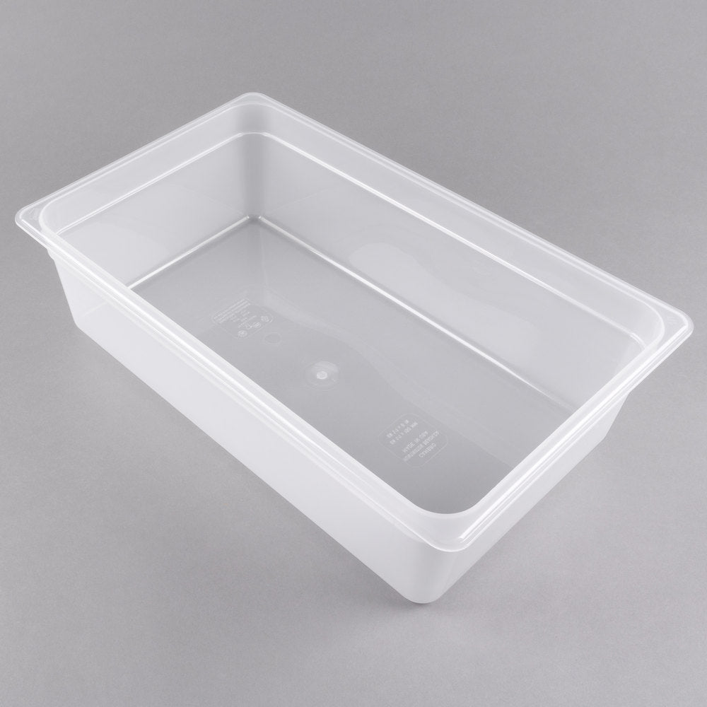Cambro Full Size Translucent Polypropylene Food Pan - 6" Deep