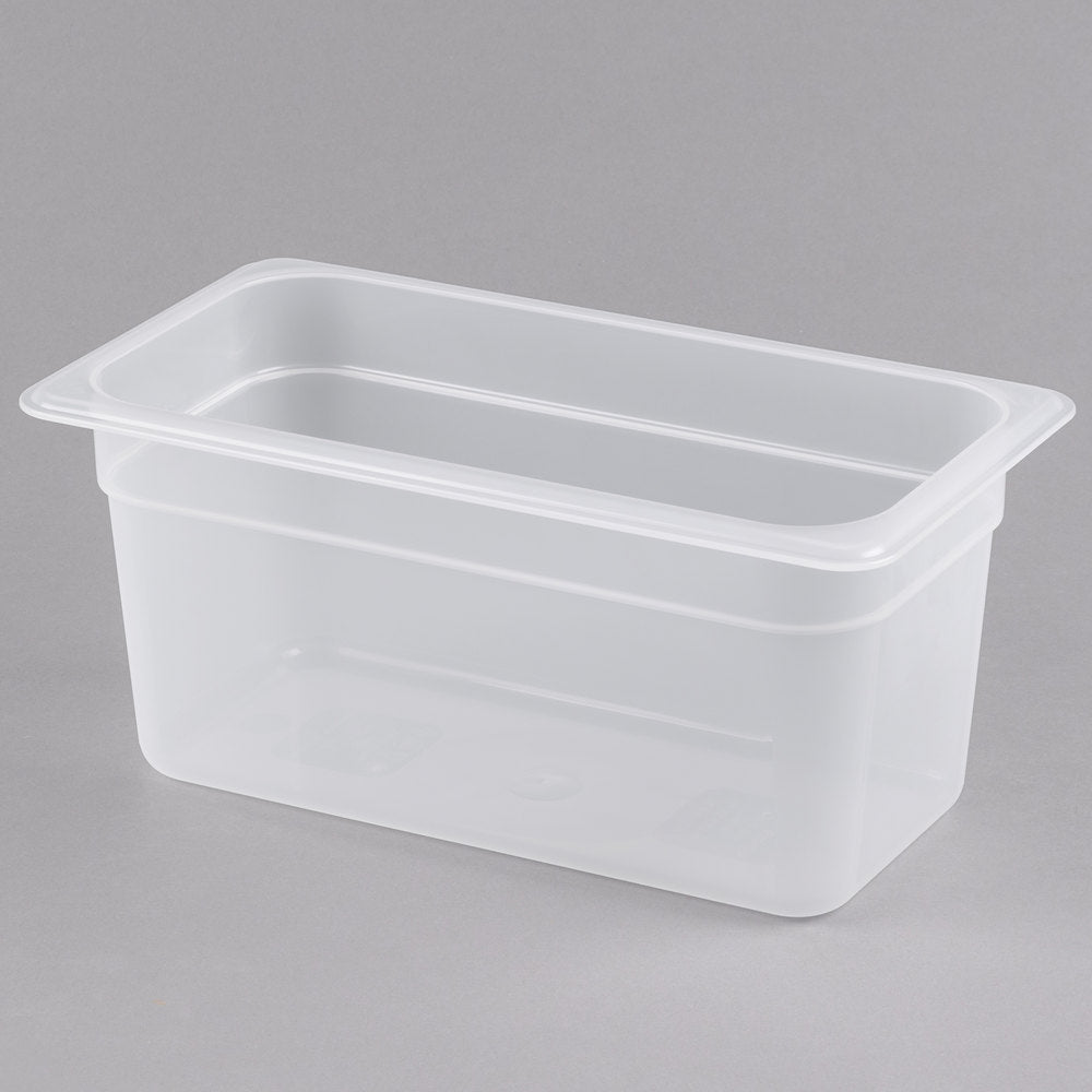 Cambro 1/3 Size Translucent Polypropylene Food Pan - 6" Deep