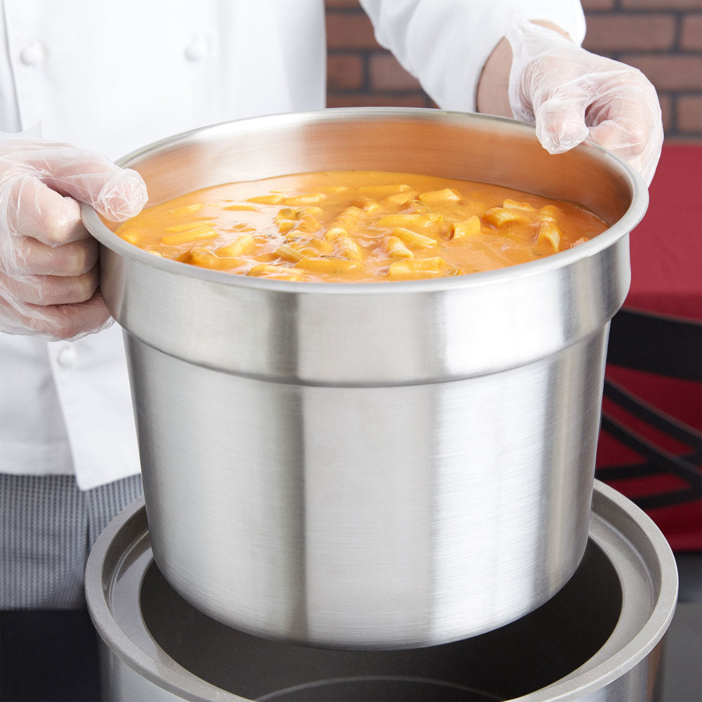 Vollrath Stainless Steel 11 Qt. Vegetable Inset