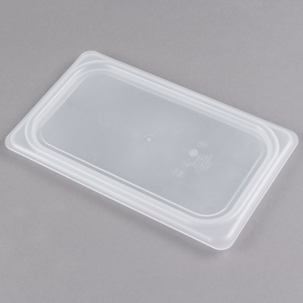 Cambro Camwear 1/4 Size Translucent Polypropylene Seal Cover