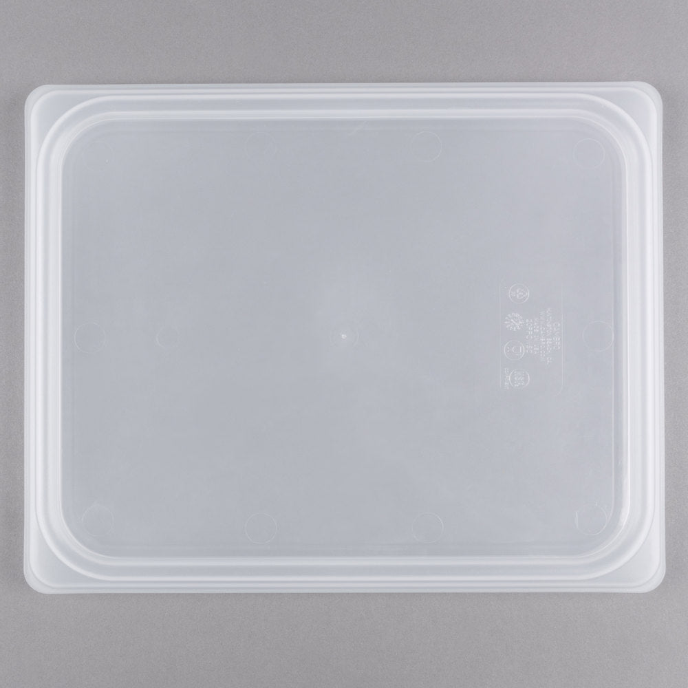 Cambro Camwear 1/2 Size Translucent Polypropylene Seal Cover
