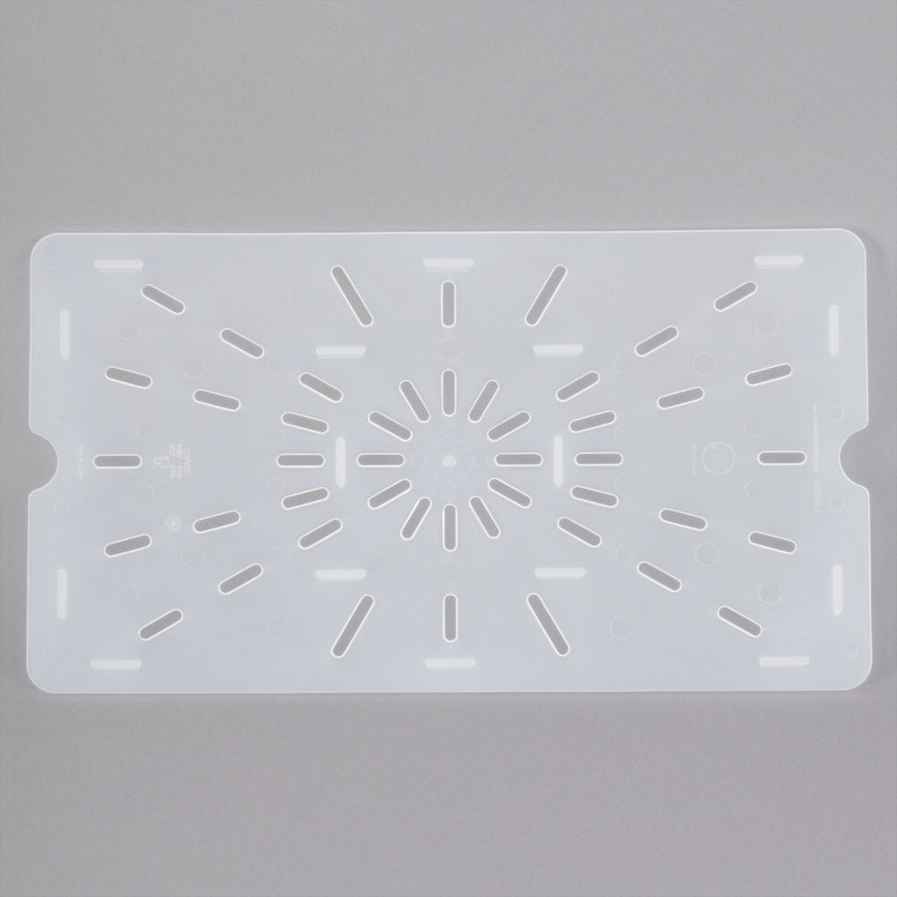 Cambro Full Size Translucent Polypropylene Drain Tray