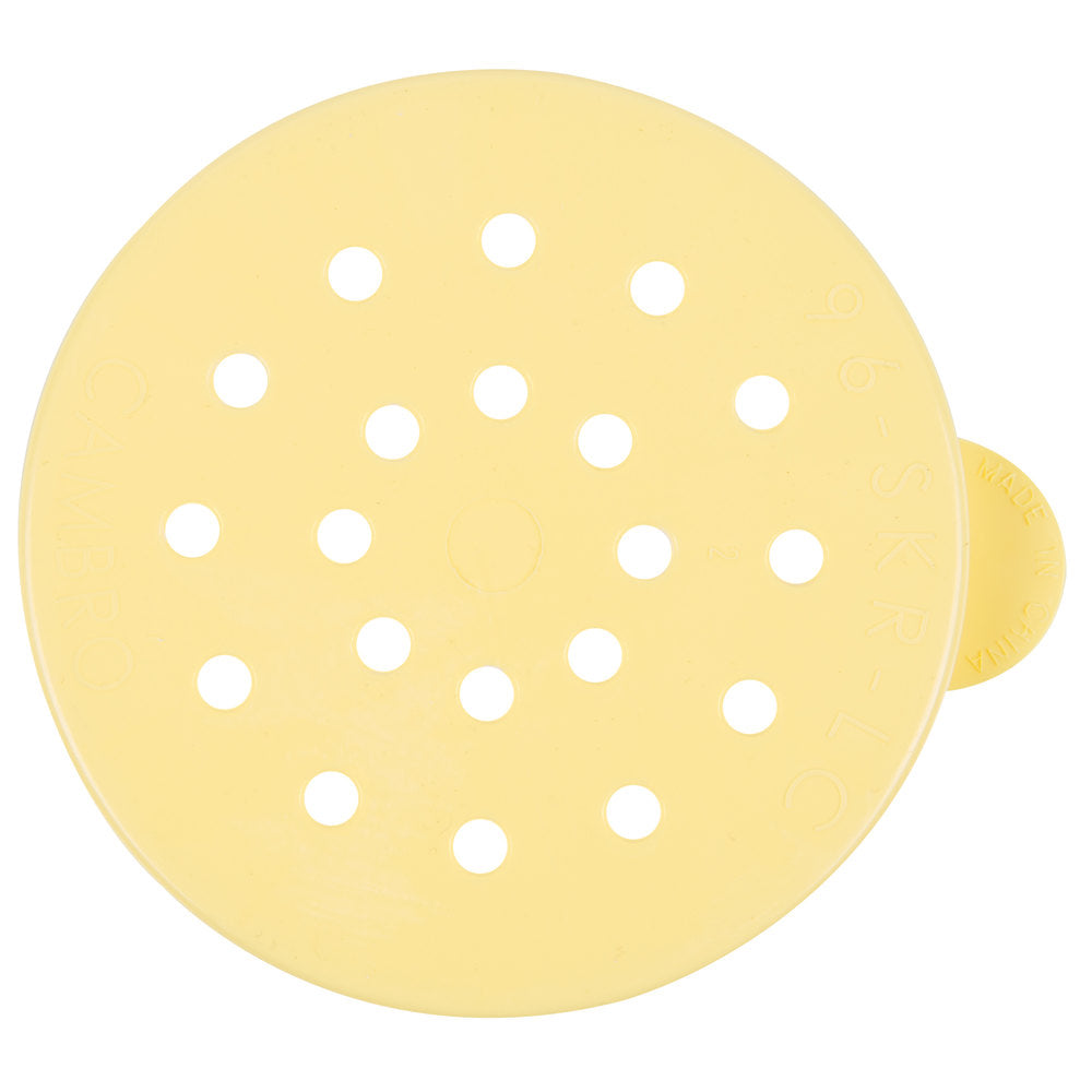 Cambro Yellow Shaker Lid for Cheese