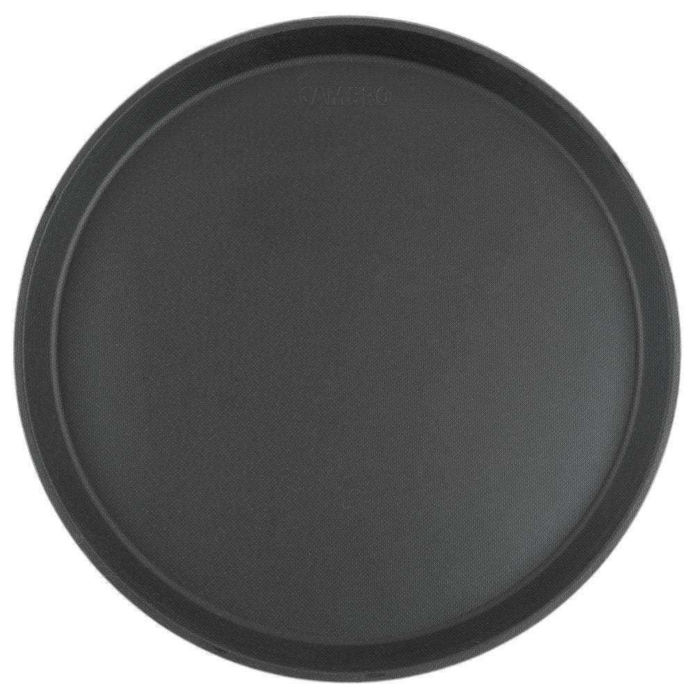 Cambro Camtread® 14" Black Non-Skid Serving Tray - 12/Case
