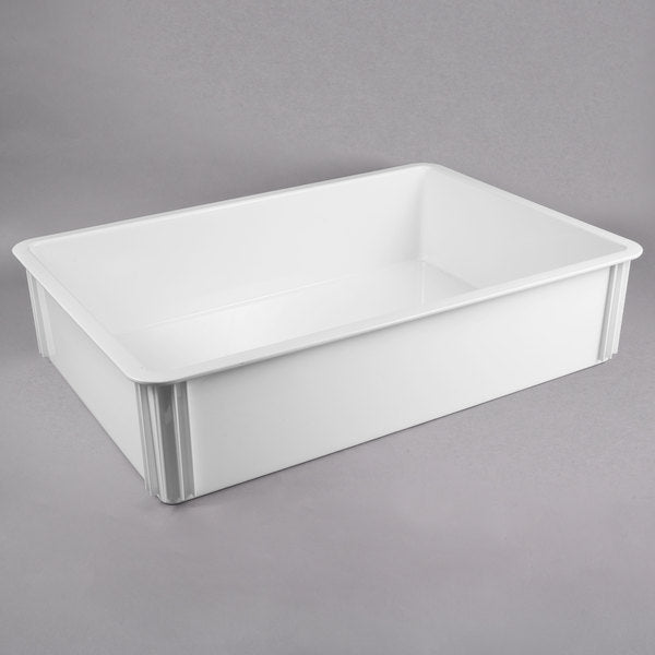 Cambro Camwear 18" x 26" x 6" White Polycarbonate Pizza Dough Proofing Box