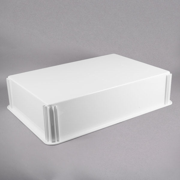 Cambro Camwear 18" x 26" x 6" White Polycarbonate Pizza Dough Proofing Box