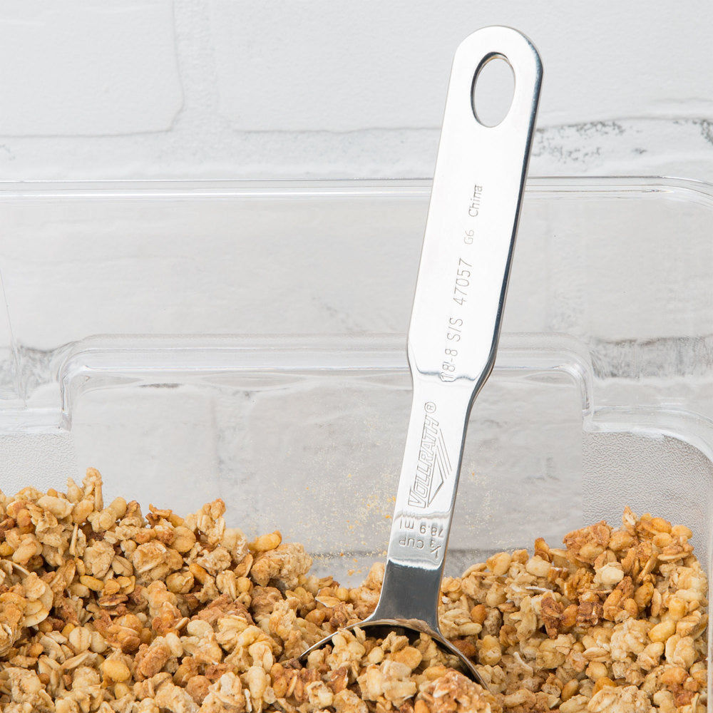 Vollrath  1/3 Cup Stainless Steel Measuring Scoop