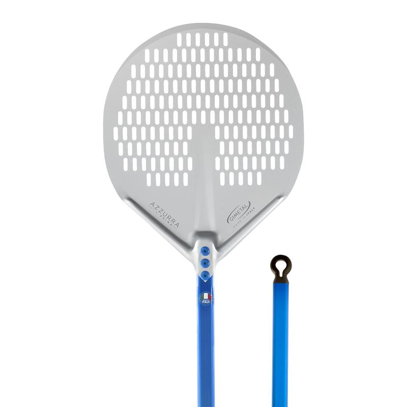 Aluminum Round Perforated Pizza Peel 41x41