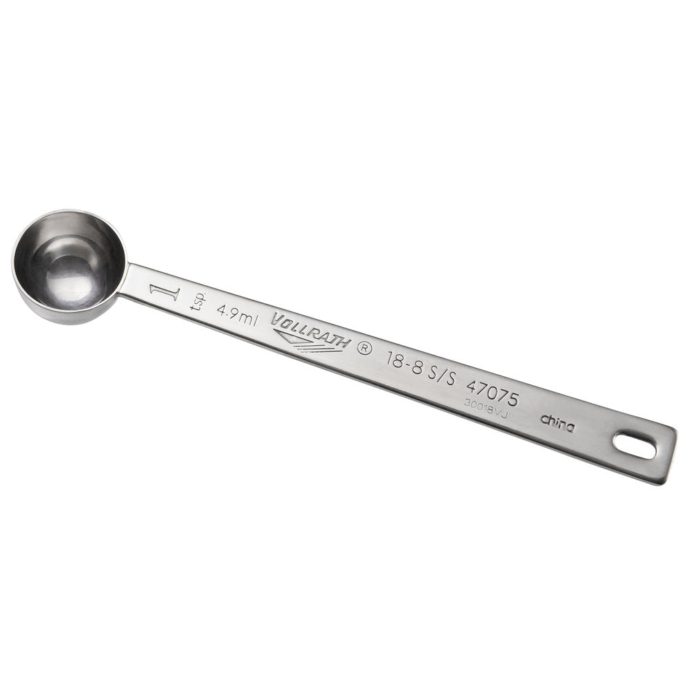 Vollrath 1 tsp. Stainless Steel Heavy-Duty Round Measuring Spoon