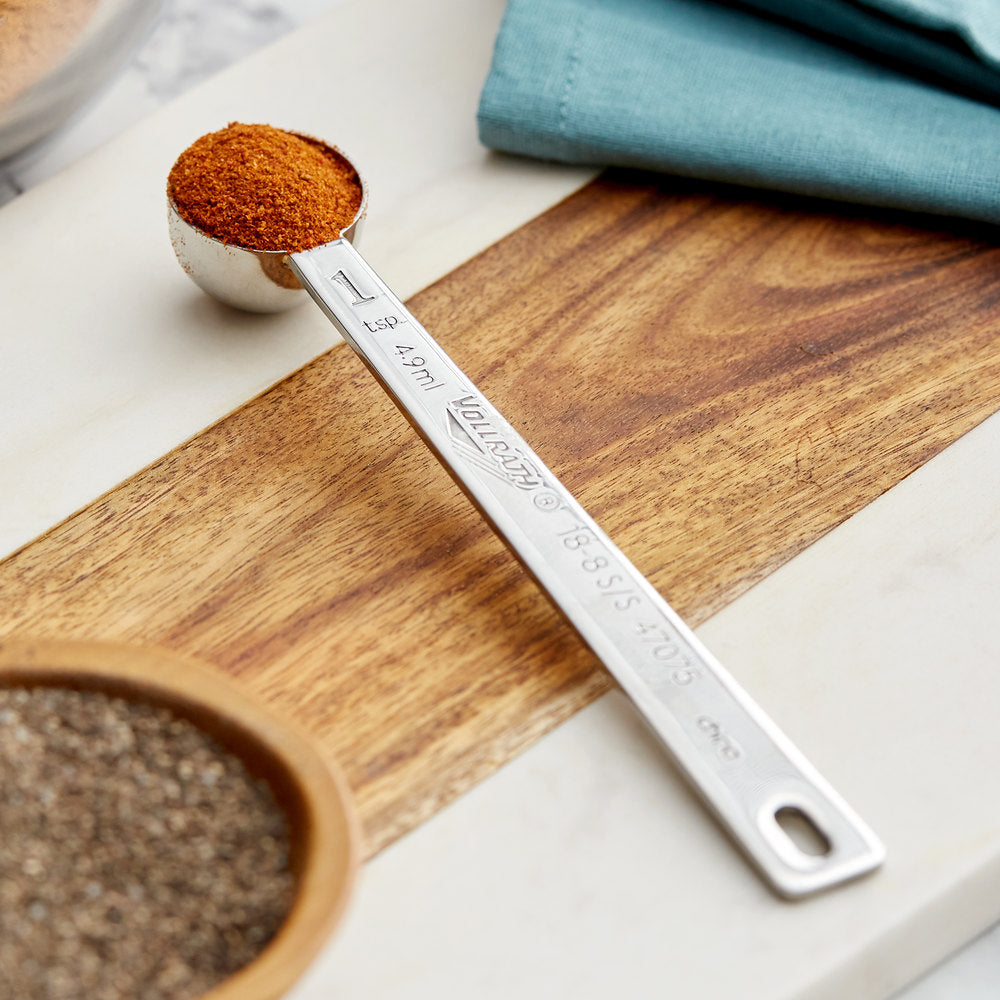 Vollrath 1 tsp. Stainless Steel Heavy-Duty Round Measuring Spoon