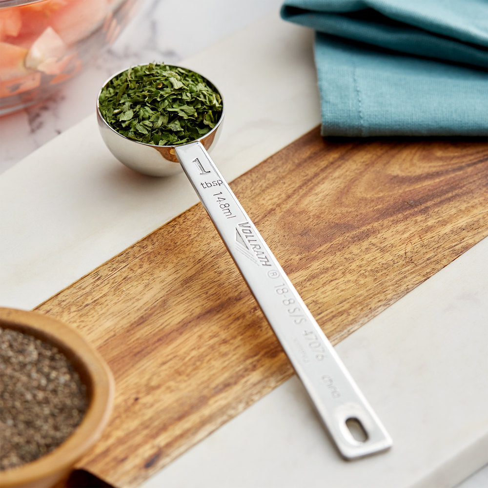 Vollrath 1 Tbsp. Stainless Steel Heavy-Duty Round Measuring Spoon