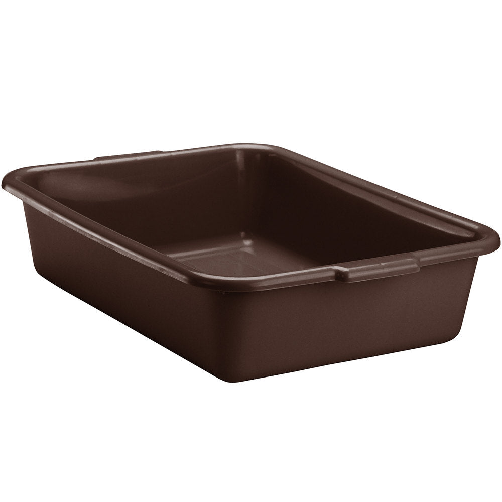 Vollrath Traex® 20" x 15" x 5" Brown High Density Polyethylene Bus Tub - Bulk