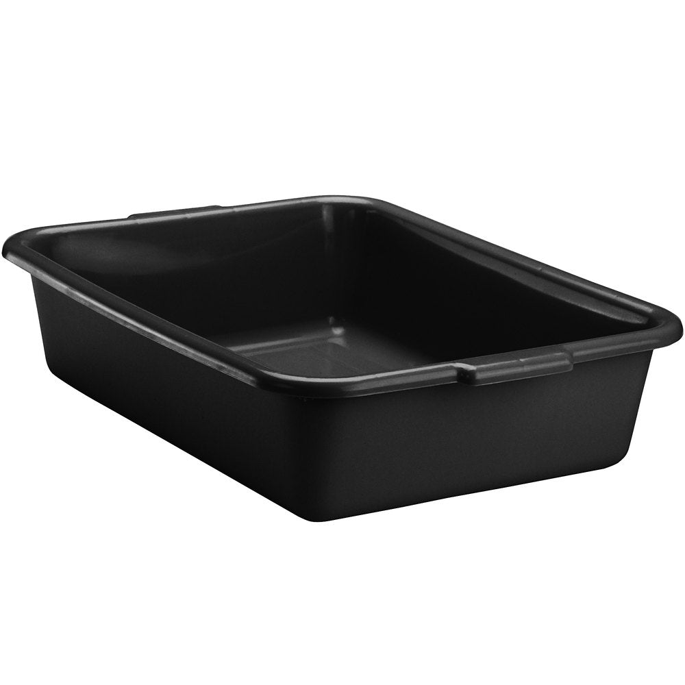 Vollrath Traex® 20" x 15" x 5" Black High Density Polyethylene Bus Tub - Bulk