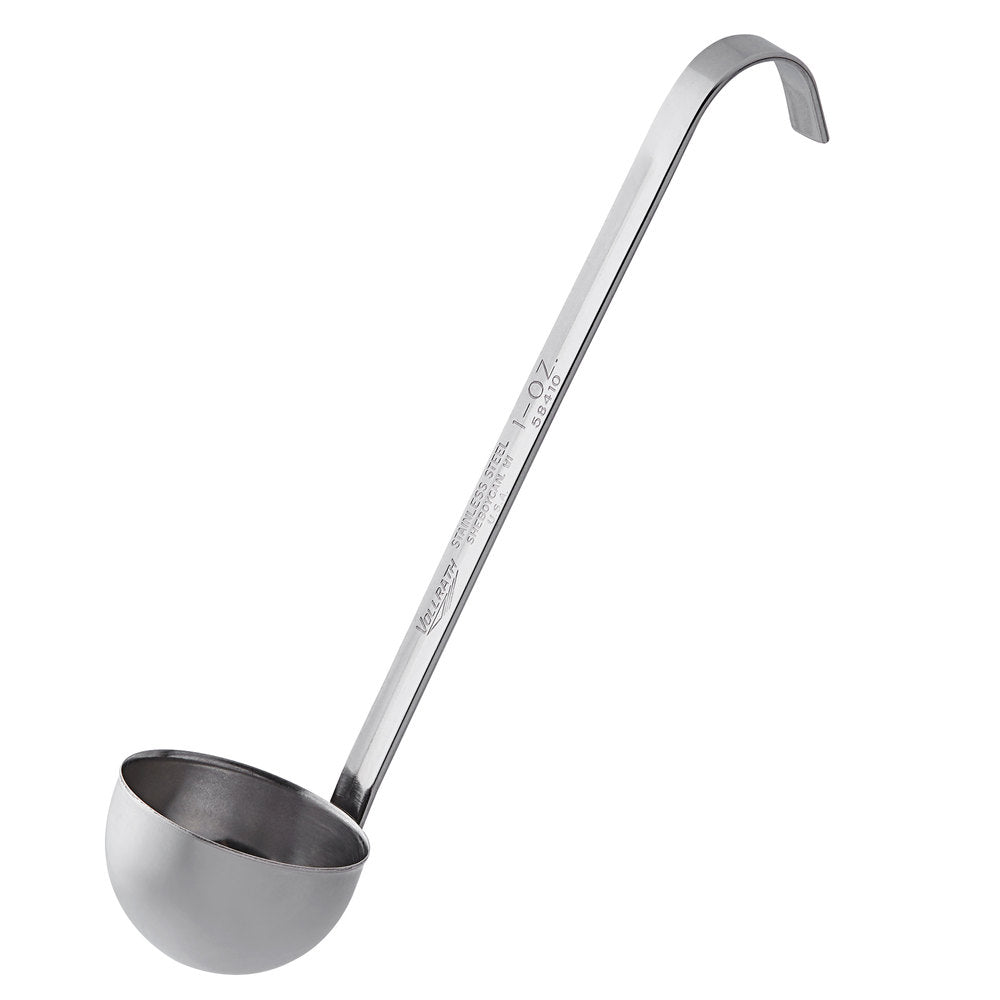 Vollrath  1 oz. Two-Piece Stainless Steel Ladle with 6 7/8" Handle