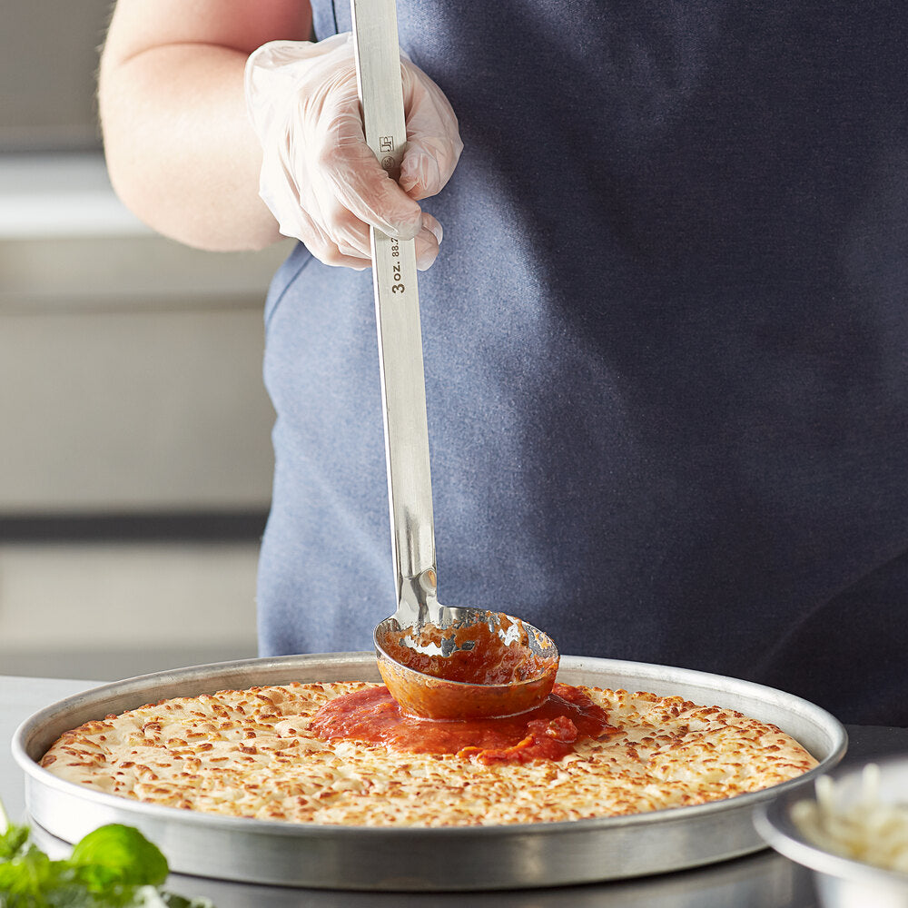 Vollrath Jacob's Pride 3 oz. One-Piece Stainless Steel Ladle