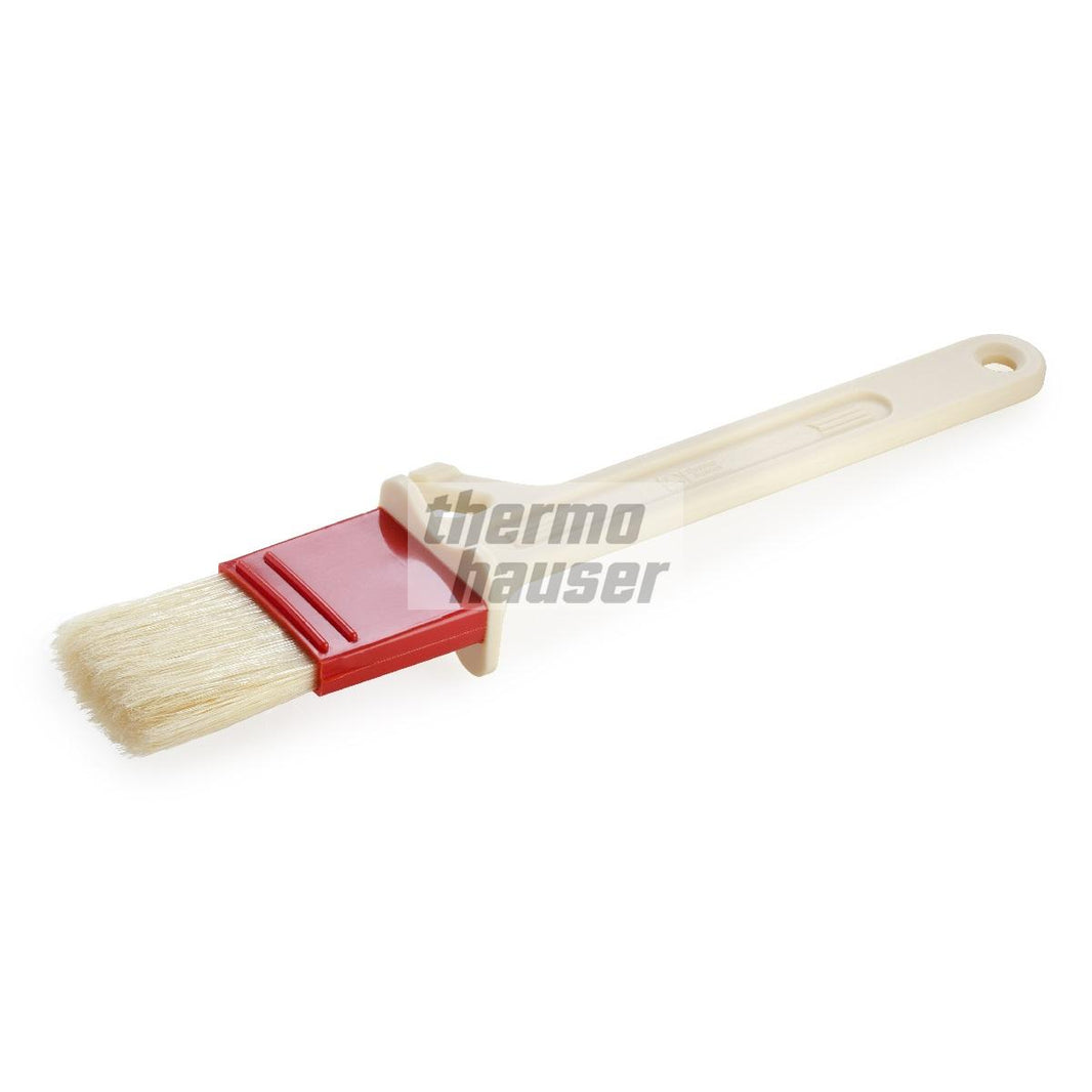Pastry Brush, Natural Bristles, width 4 cm / Holder & Hook - Thermohauser