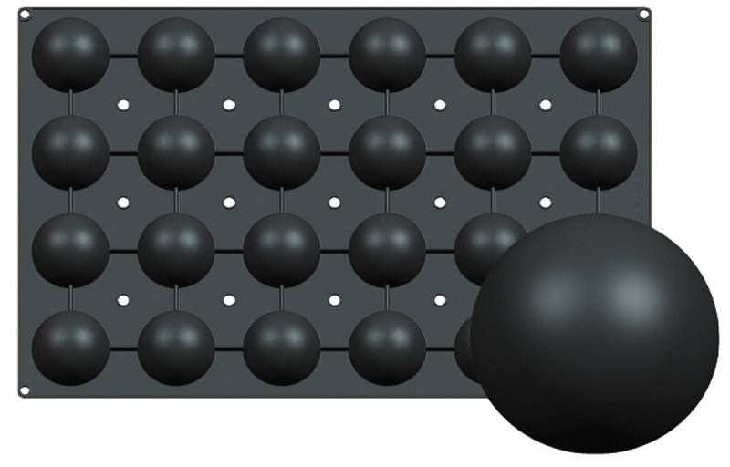HALFSPHERE - SILICON BAKING MOULD 20 CUPS