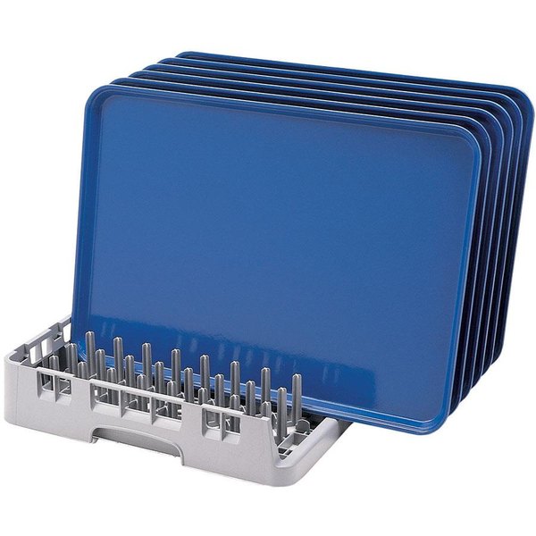Cambro Soft Gray Customizable Open End Camrack Tray Rack