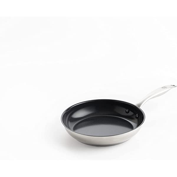 Non Stick Frypan Stainless Steel Handle 24 Cms