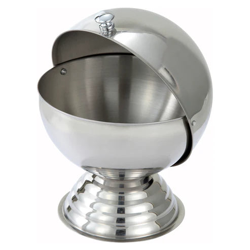 Winco 20 Ounce Sugar Bowl with Roll Top