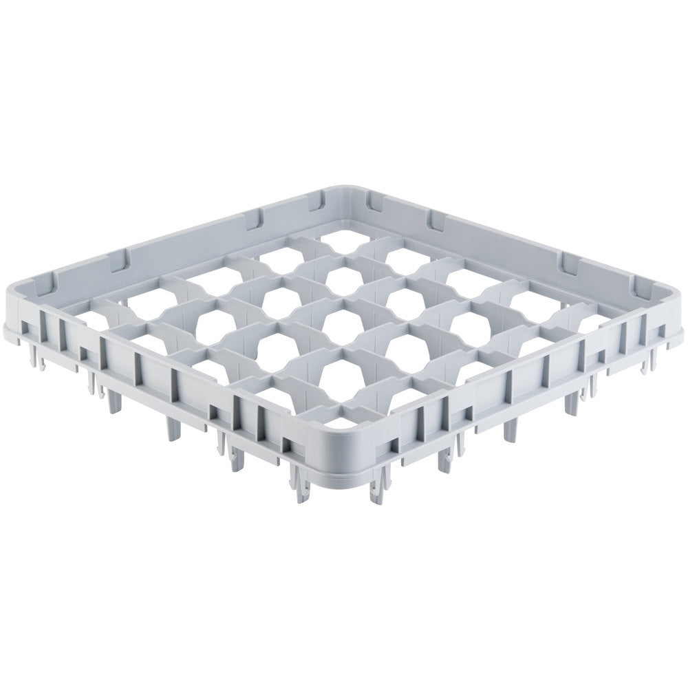 Cambro 25 Camrack Compartment Soft Gray Full Drop Full Size Extender - 19 5/8" x 19 5/8" x 2"