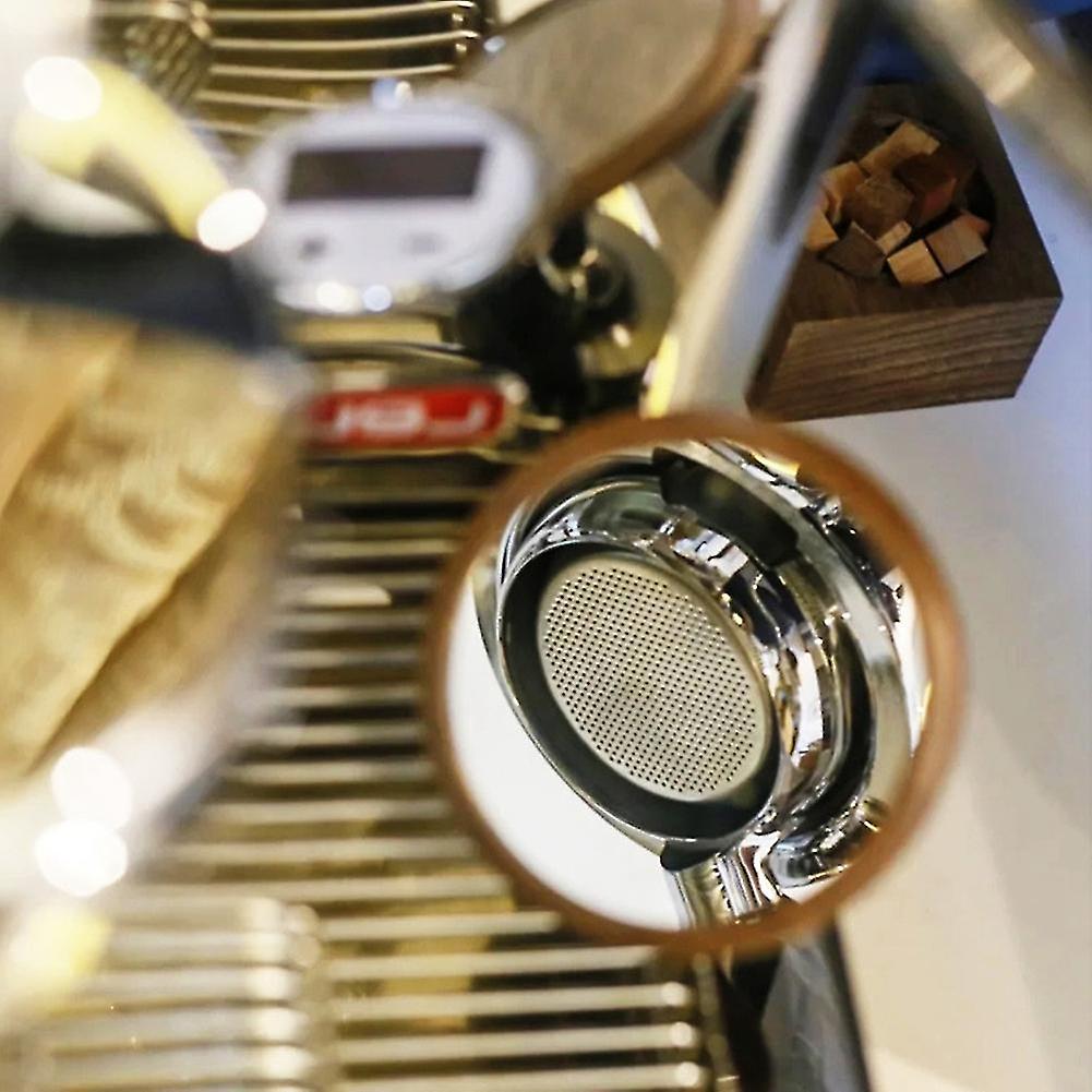 Espresso Reflective Mirror Walnut Wood With Metal Base - Brewing Edge