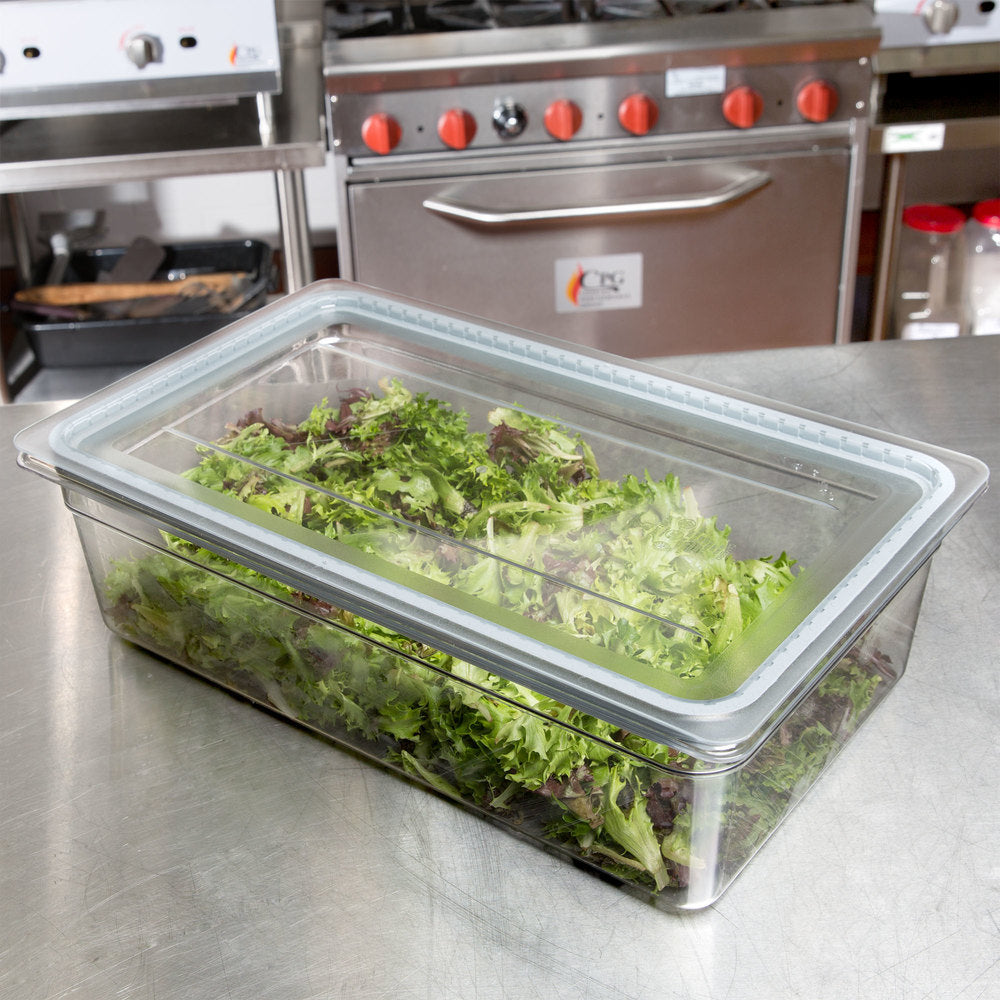 Cambro Camwear Full Size Clear Polycarbonate GripLid
