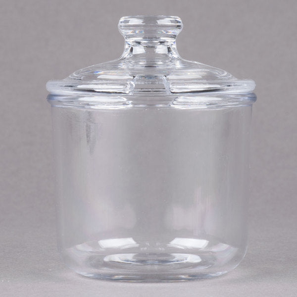 Cambro 8 oz. Camwear Condiment Jar with Slotted Lid