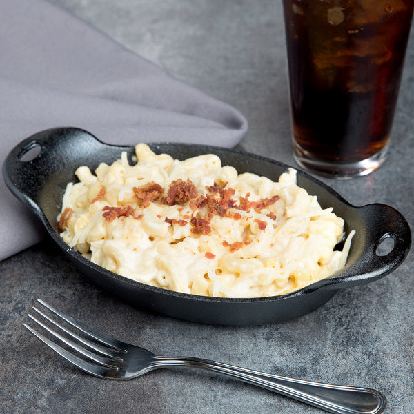 7-3/8″ x 5-3/8″, 16oz,Oval Enamel Finish FireIron™ Mini Cast Iron Server - Winco