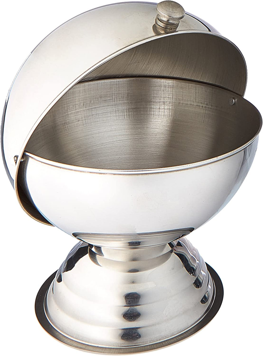 Winco 20 Ounce Sugar Bowl with Roll Top