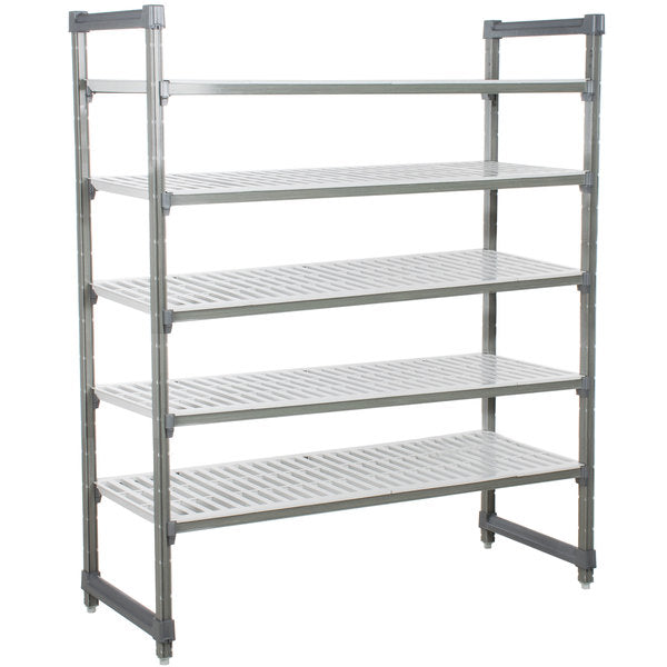 Cambro Camshelving® Elements Vented 5-Shelf Stationary Starter Unit - 21" x 30" x 84"