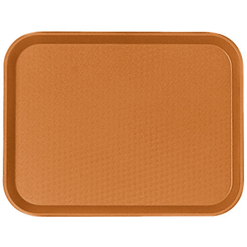 Cambro 14" x 18" Orange Customizable Fast Food Tray - 12/Case
