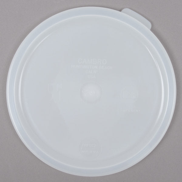 Cambro Translucent Lid for Translucent 2 and 4 Qt. Round Containers