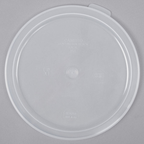 Cambro Translucent Lid for Translucent 6 and 8 Qt. Round Containers