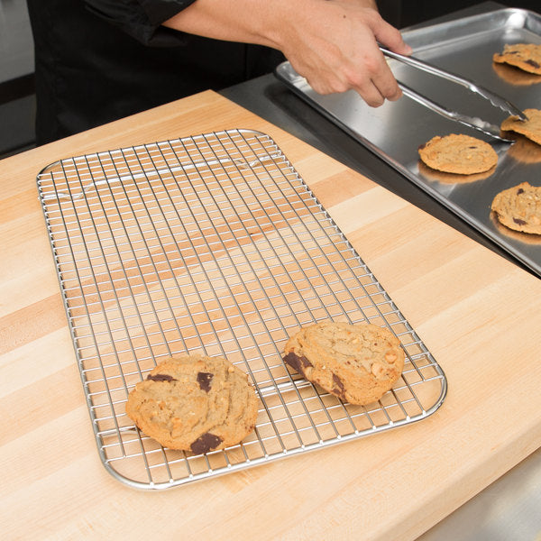Super Pan V Full Size Stainless Steel Wire Cooling Rack / Pan Grate for Steam Table Pan