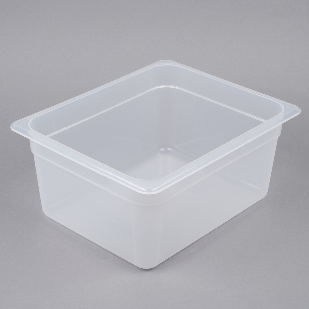 Cambro 1/2 Size Translucent Polypropylene Food Pan - 6" Deep