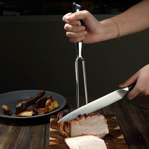 KNICER PROFESSIONAL 2 PIECE CARVING KNIFE AND FORK BLADE