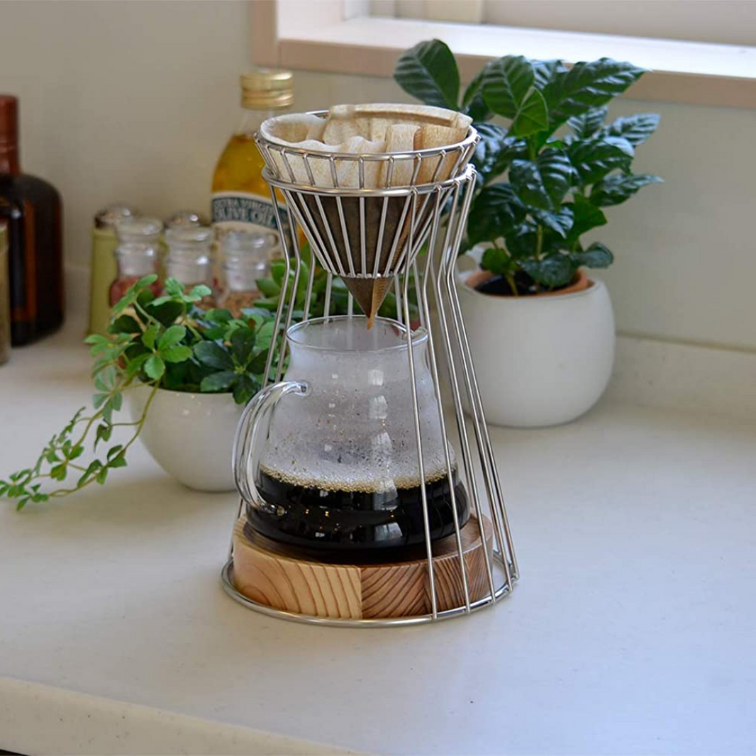Stainless Steel Coffee Drip Station - Brewing Edge