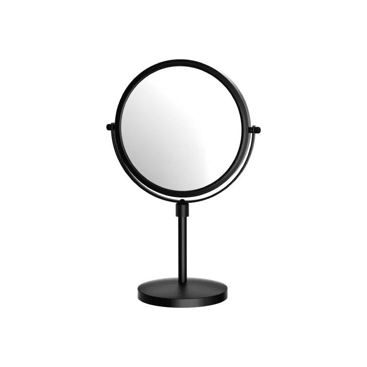 Hotel use desktop makeup plain and 5x magnifying mirror