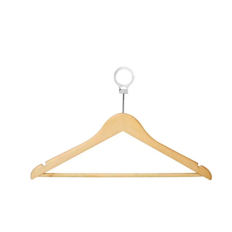 Hotel 44.5cm Wood Male Hanger