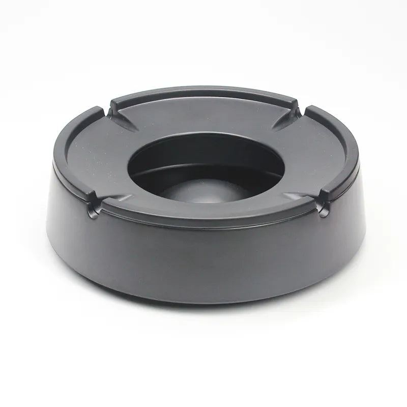KNICER ROUND MELAMINE WINDPROOF ASHTRAY 14CM