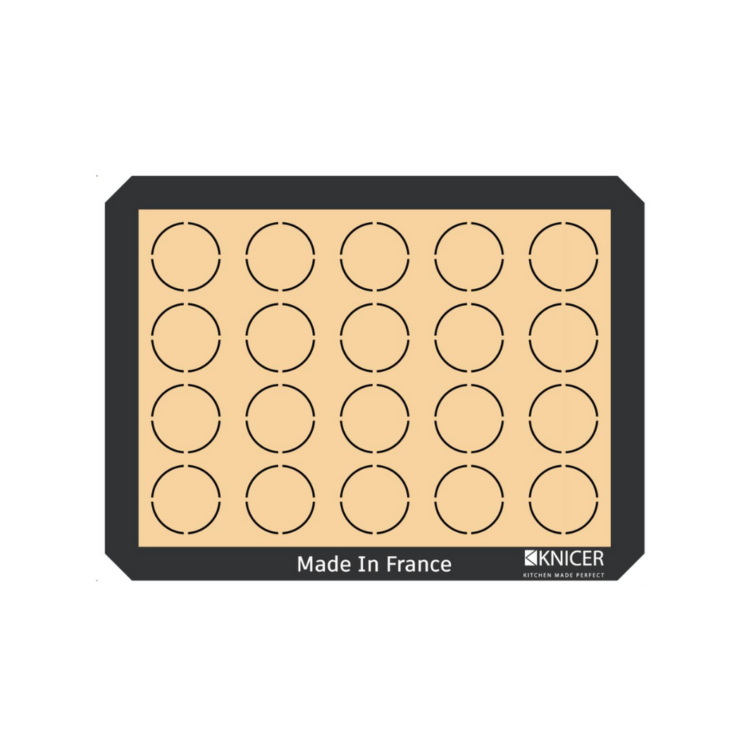 Knicer 30 x 40 cm Silicone Macaron / Cookie Baking Mat