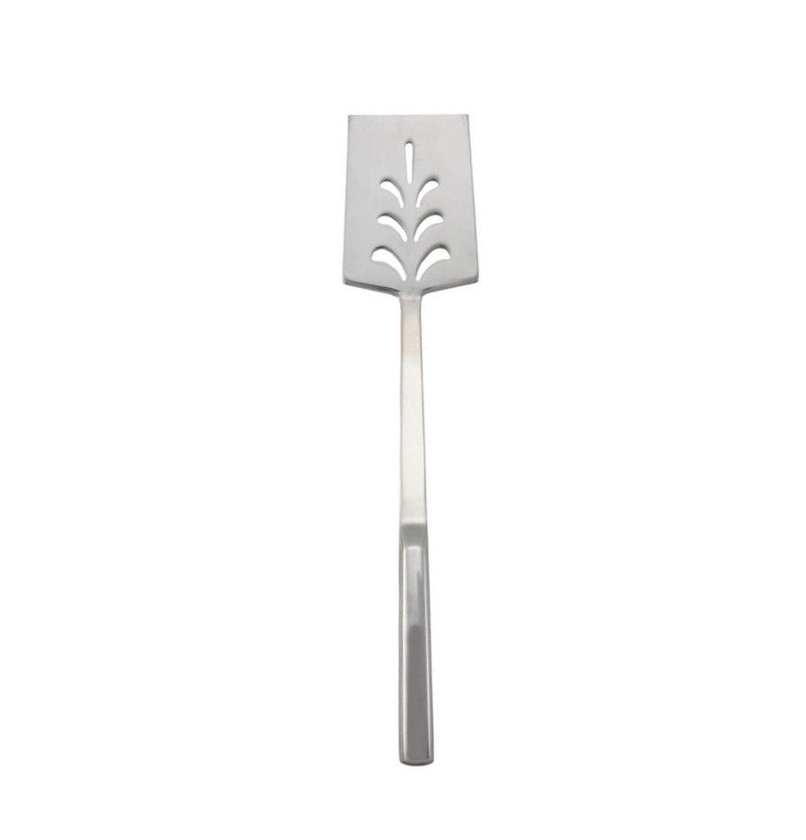 14" Stainless Steel Perforated Turner with Hollow Handle / Winco