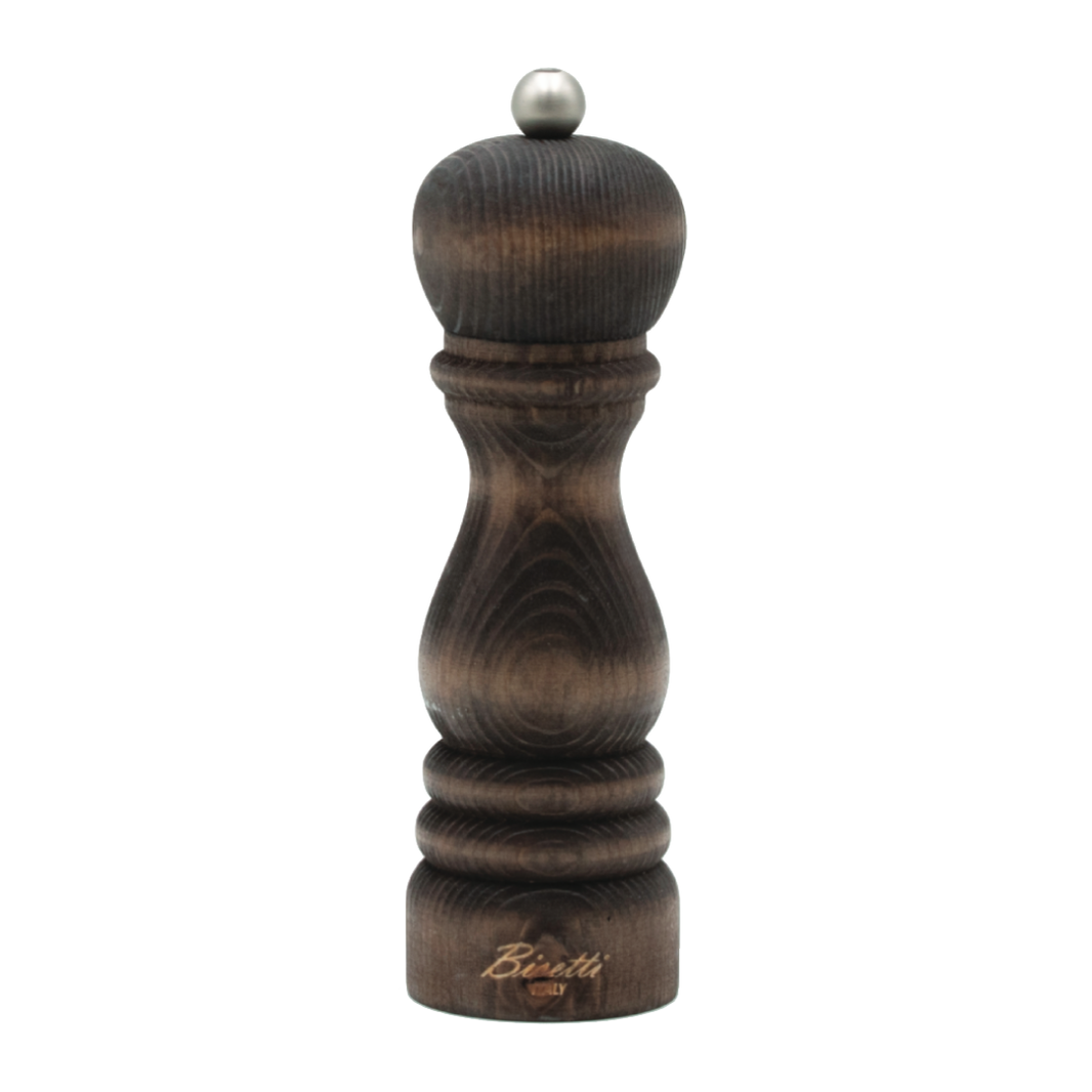 Bisetti Vintage 7" Fir-Wood Salt And Pepper Mill "Shabby"