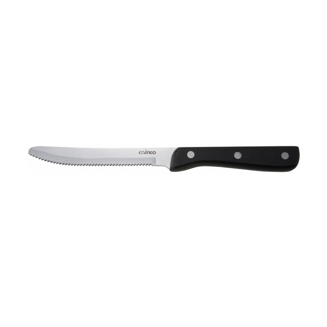 Winco Steak Knife with Pom Handle