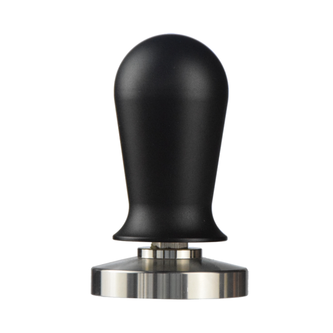 Coffee tamper Stainless steel base Black Aluminum handle - Brewing Edge