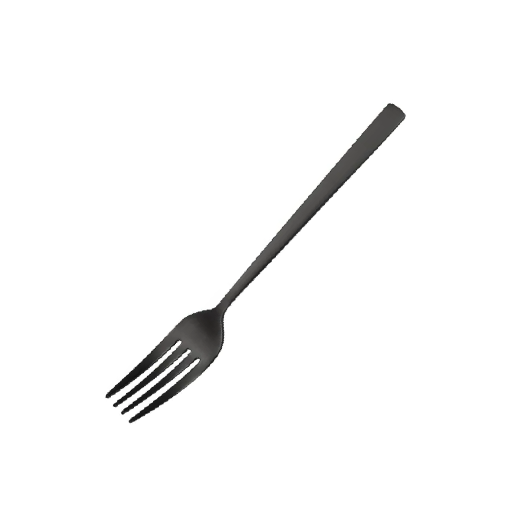 9" Stainless Steel Frosted Black Fork - Brewing Edge